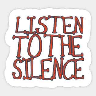 phrase silence quote Sticker